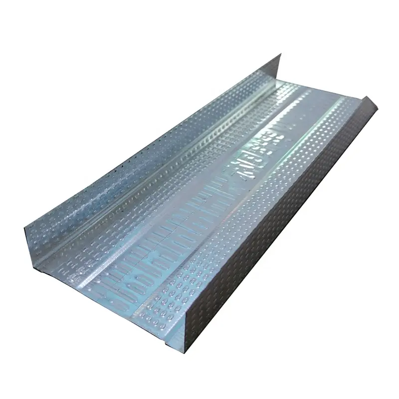 quilha de metal para drywall, quilha de aço para trilhos e material de construção, pino de metal galvanizado