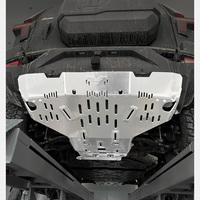 Plaque de protection de châssis avant en alliage Al-Mg léger argenté JK 8 mm pour Dongfeng M Hero 917 HEV Performance Aftermarket Offroad Lifetime