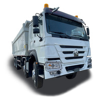 Prix d'usine SINOTRUK HOWO NX 8x4 Camion benne d'occasion 12 roues pour l'Afrique pour le transport de sable et de gravier