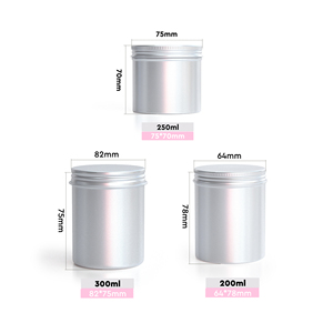 Barattolo in Alluminio da 300g per Talco Antiprurito per Neonati, Contenitore Vuoto per Crema Corpo, Confezione Cosmetica in Alluminio - Product Image 3