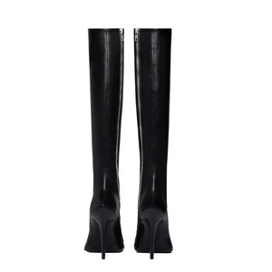 Botine Femme New Material Pointed Toe Designer Stiletto Heel Shoes Knee High Women <b>Boots</b> for 2025 - Product Image 5