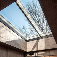 Fenêtre de toit motorisée verticale intelligente modulaire pour villa, véranda, cuisine, escalier, avec télécommande et ventilation