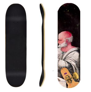 Planche de skateboard à quatre roues en érable russe, <span class=keywords><strong>taille</strong></span> et motif personnalisables, 32,5*8,5 pouces - Product Image 1