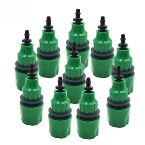 Irrigation Watering Greenhouse 1/2 to 3/4 Thread Nipple Connector Hose Quick Connector Adapter Garden Hose Irrigation Connector - Product Image 1