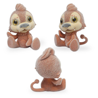 Figurines d'action populaires 3D multi-promotionnelles en forme d'éléphant et de chat, en peluche, de dessin animé, animaux naturels, poupées de collection en PVC, jouets anti-stress