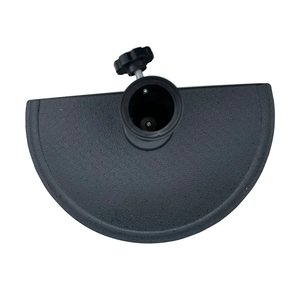 9.5 kg <strong>Weight</strong> Stand Semicircle <strong>Parasol</strong> Water Filled Plastic Umbrella <strong>Base</strong> for Patio Half Round <strong>Parasol</strong> <strong>Base</strong> - Product Image 2