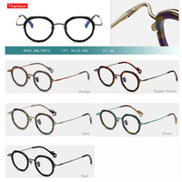 ARLT5963 Lunettes rétro haut de gamme en titane pur pour hommes et femmes
