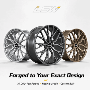 LS8007 Gloss Black Forged Alloy Car <b>Wheel</b> Rim Multi <b>Spoke</b> Passenger Vehicle <b>Wheel</b> for BMW - Product Image 5