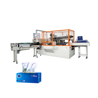 Machine d'emballage de boîtes de mouchoirs personnalisables prête à l'exportation