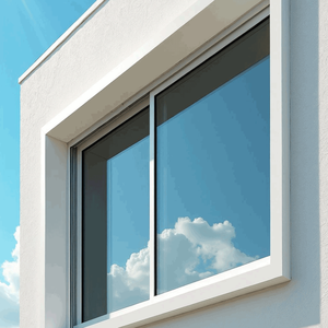 Fenêtre coulissante en PVC à double vitrage, design horizontal moderne, système de vitrage pour logement résidentiel, fabricant, salon, cuisine - Product Image 2