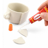 Colle Triolock Blister Transparente, Acrylique Imperméable, Adhésif Cyanoacrylate à Prise Rapide pour Construction et Transport