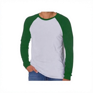 Sudadera de manga larga para hombre, ropa deportiva para entrenamiento, color verde y blanco, nuevo diseño - Product Image 1