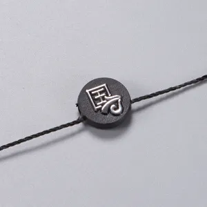 Hangtag Vestuário Selo Corda de Plástico Com Próprio Logotipo Da Marca personalizado Para Etiquetas de Roupas