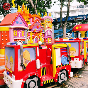 เครื่องเล่นรถไฟฟ้าขนาดเล็กสำหรับเด็กยอดนิยมในสวนสนุกธีมฮีโร่นักดับเพลิง - Product Image 4