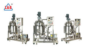 Tanque de mezcla y emulsión de cosméticos con tanque de alta CIZALLA PARA crema, lociones, cuidados de la piel, protector solar - Product Image 4