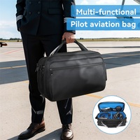 Sac de pilote avec logo personnalisé, sac de voyage d'affaires, sac de sport de luxe, sacoche pour ordinateur portable, à accrocher aux bagages