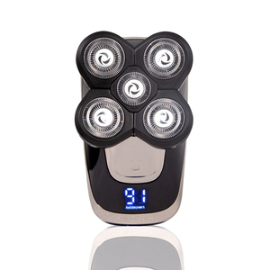 Rasoir électrique intelligent pour homme, rasoir à cinq lames rechargeable, couteau à barbe, couteau à tailler la barbe, vente en gros - Product Image 2