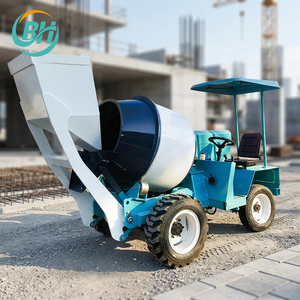 Bétonnière mobile autochargeante 0,5 m³ montée sur véhicule, malaxeur à ciment rotatif, prix de vente - Product Image 3