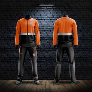 Maßgeschneiderter Langarm-Fußball-Trainingsanzug, Wettkampf-Auszeichnungsanzug, Herbst- und Winter-Dickes Sportbekleidungsset - Product Image 2