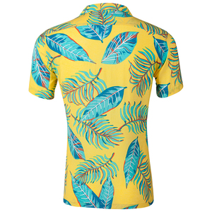 Chine fabrication dernière conception hommes manches courtes hawaïenne chemise décontractée - Product Image 2