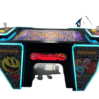 Machine de jeu d'arcade de table Pac-Man pour deux joueurs, à monnayeur, équipement de jeu vidéo de table pour enfants pour centre de divertissement