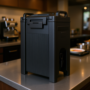 Distributeur de boissons chaudes et froides 20 L, serveur de boissons isotherme en plastique de qualité alimentaire, sur pied avec robinet standard - Product Image 2