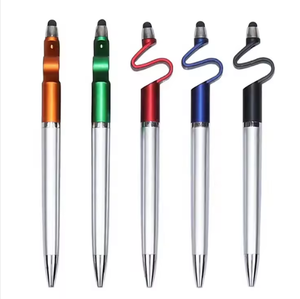 Hot Selling 3 in 1 Touch Phone Holder Ballpoint <b>Pen</b> Personalized Logo <b>Gift</b> Plastic <b>Pens</b> - Product Image 2