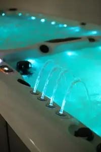 JIHUA spa e vasche idromassaggio massaggio a getto d'aria piscina idromassaggio swim spa balboa piscina infinita