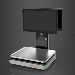 Sistema POS Tudo em Um com Tela Dupla de 15'' e Impressora de Etiquetas Térmica, Painel de Toque Único - Product Image 4