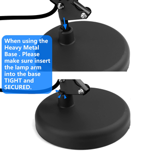Lámpara de Escritorio LED E27 de Metal al por Mayor con Brazo Oscilante Ajustable y Abrazadera para Mesa Plegable para Salón de Uñas - Product Image 2
