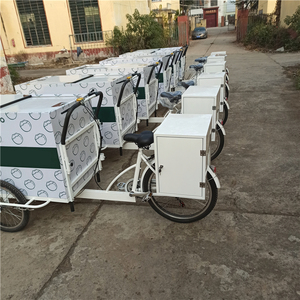 Le meilleur vélo cargo électrique mobile <span class=keywords><strong>remorque</strong></span> tricycle à 3 roues avec panier avant vélo de nourriture vélo de pain de café - Product Image 5