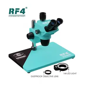 RF4 RF-6565pro HD 6.5x-65x Trinocular Microscope With Large Alloy Base For Mobile Phone Pcb Lcd Circuit Repair Soldering Welding