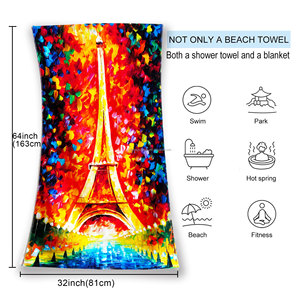 <span class=keywords><strong>Serviette</strong></span> de mariage <span class=keywords><strong>personnalisée</strong></span> en coton doux 100% avec nom imprimé – Cadeau souvenir économique très apprécié - Product Image 1