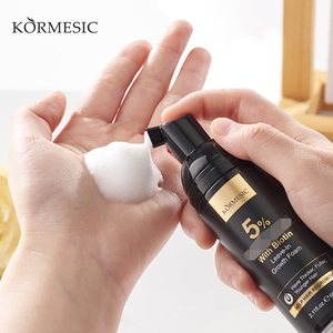 KORMESIC Marque Privée OEM 60ml Shampoing Mousse Croissance Capillaire à la Biotine Sans Rinçage Nourrissant Réparateur Anti-Pelliculaire Anti-Chute - Product Image 2