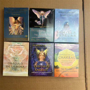 Bói Toán Tarot Oracle thẻ thân thiện với môi tích cực khẳng định boong giấy Tarot thẻ với sách hướng dẫn cho món quà - Product Image 3