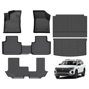 Tapis de sol de voiture en Tpe 3D pour Volkswagen <span class=keywords><strong>VW</strong></span> Atlas Teramont 2018-2025 Tapis de voiture sur mesure - Product Image 1