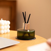 Diffuseur de parfum pour voiture en verre écologique 100 ml, sans alcool, sans flamme, parfum longue durée pour la maison et la voiture
