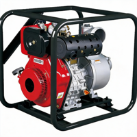 Pompes auto-amorçantes diesel pour l'irrigation agricole, 2, 3, 4, 6 pouces, avec une hauteur de refoulement totale de 26 m, pour eau propre en ferme