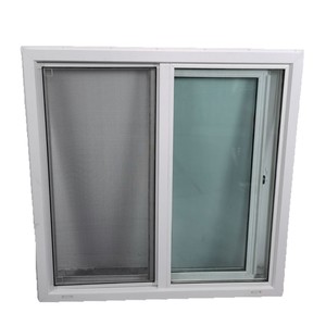 หน้าต่างบานเลื่อน UPVC แบบติดตั้งสไตล์อเมริกัน คุณสมบัติกันเสียง ดีไซน์มินิมอล สำหรับระเบียงแบบปิด - Product Image 5