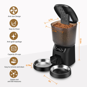 Comedero Inteligente para Mascotas con Control Remoto por Aplicación, Temporizador, Cuenco de Acero Inoxidable, Llamada de Voz, Gran Capacidad - Product Image 6