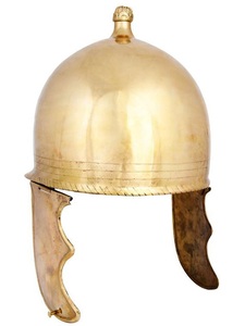 Casco Romano de Metal de Lujo con Escudo, Inspirado en la Historia, para Disfraces, Cosplay, Fiestas, Festivales, Coleccionable - Product Image 1