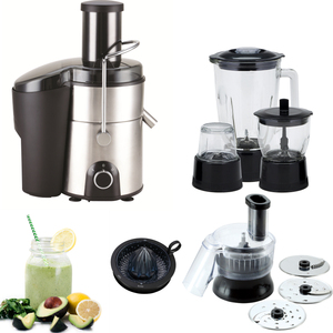 Mijia mijia — presse-agrumes multifonction 6 en 1, pour jus de fruits, haute qualité, plateau d'alimentation de 75mm, bol en acier inoxydable Anti-goutte, 800W - Product Image 1