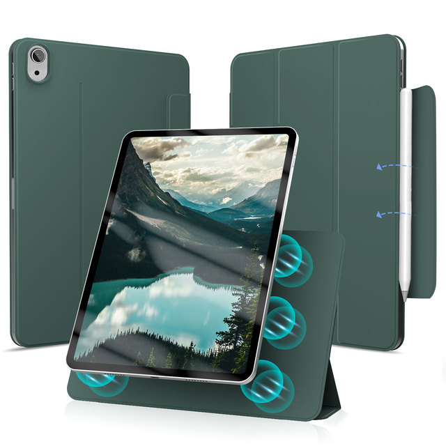 Kenke 2024 New Design for iPad Air 10.9 Inch Tablet Magnetic iPad with Adjustable Angle iPad Protective Case
