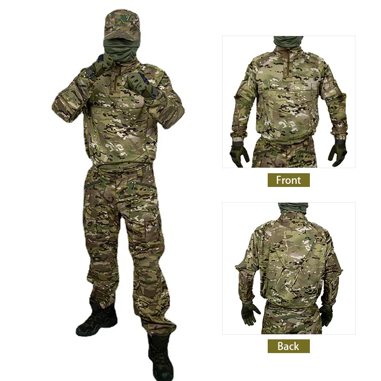 Hunting Camouflage Ropa Clothing Tactic Uniform Pleated A6 Tactical Uniform Frog Suit