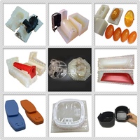 Prototipado Rápido de Bajo Volumen Personalizado, Moldeo de Silicona, Piezas de Producto de Goma Flexible de Uretano Fundidas al Vacío, Prototipo de Fundición al Vacío