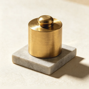 Sceau en laiton gravé personnalisé, tampon métallique sculpté à la main, sceau en cuivre pour signature d'entreprise, ornement artisanal de bureau - Product Image 4