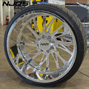 ล้อแม็ก NJQS ขอบโครเมียมขัดเงา ขอบลึก สำหรับรถบรรทุก ขนาด 20x10 20x12 22x10 22x12 24x12 24x14  6 รู <span class=keywords><strong>8</strong></span> รู 10 รู สำหรับรถฟอร์ด แรม - Product Image 2
