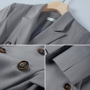 Robe à col tailleur haut de gamme 2026, nouveau style, tenue professionnelle pour esthéticienne, professeur d'école maternelle, ou vêtement de jardinage. - Product Image 5