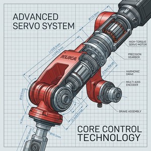 Robot industriel à 6 axes BORUNTE BRTIRWD1506A, charge utile de 6 kg, portée de 1647 mm, pour soudage et préhension - Product Image 1