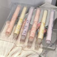 Lot de 3 crayons à lèvres « Langage des fleurs » – Coffret cadeau de crayons à lèvres mats multicolores